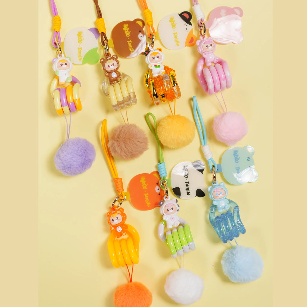 Tangle® x HiddenWooo Abebe Bear Pendant Blind Box