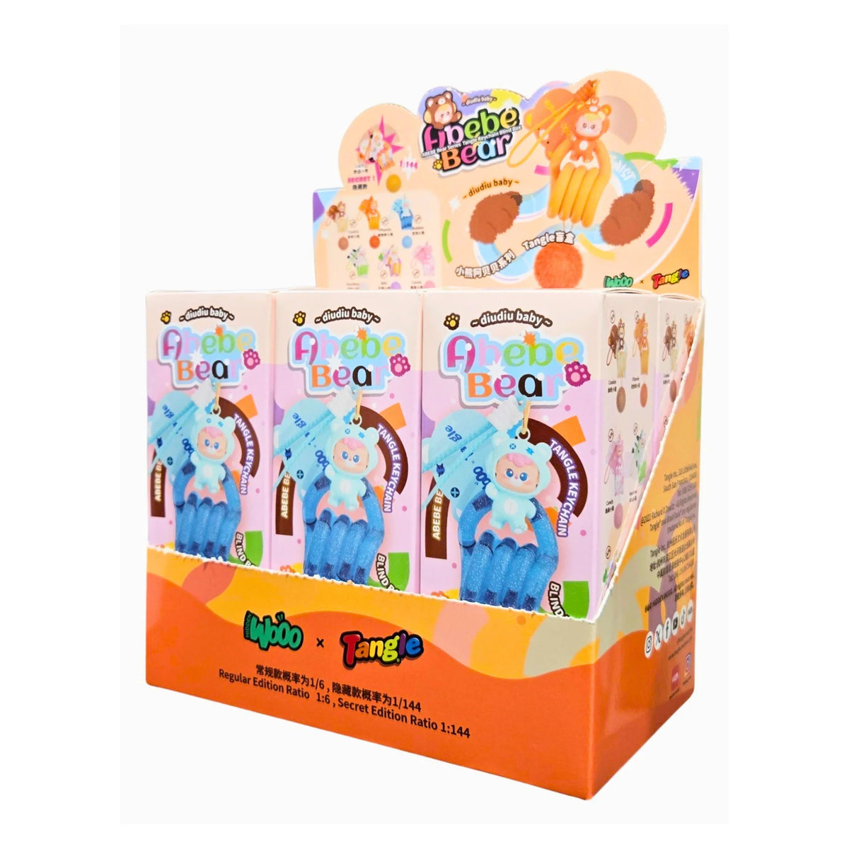 Tangle® x HiddenWooo Abebe Bear Pendant Blind Box