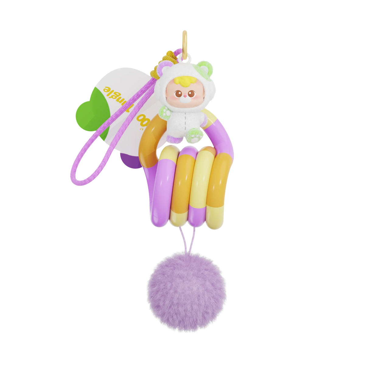 Tangle® x HiddenWooo Abebe Bear Pendant Blind Box